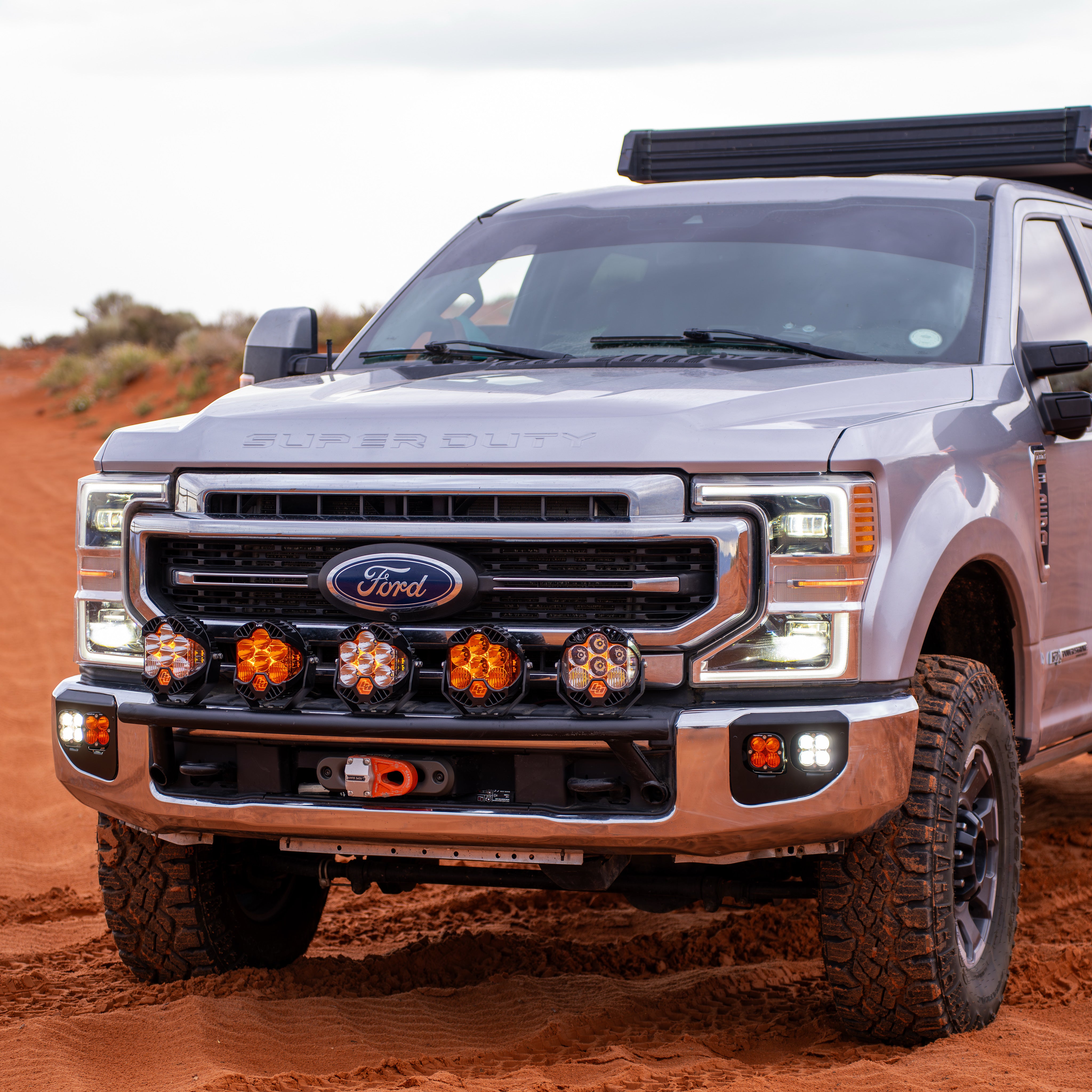 Ford Squadron SAE/Pro Fog Pocket Light Kit - Ford 2020-22 F-250/350 Super Duty