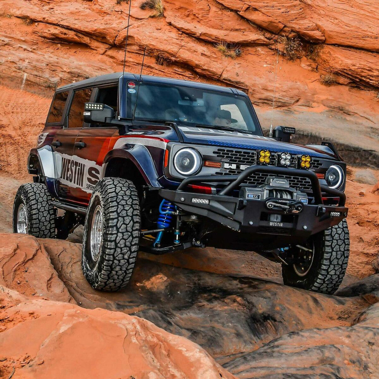 SX12SR Winch Graphite 12V 12000 lbs with Synthetic Rope