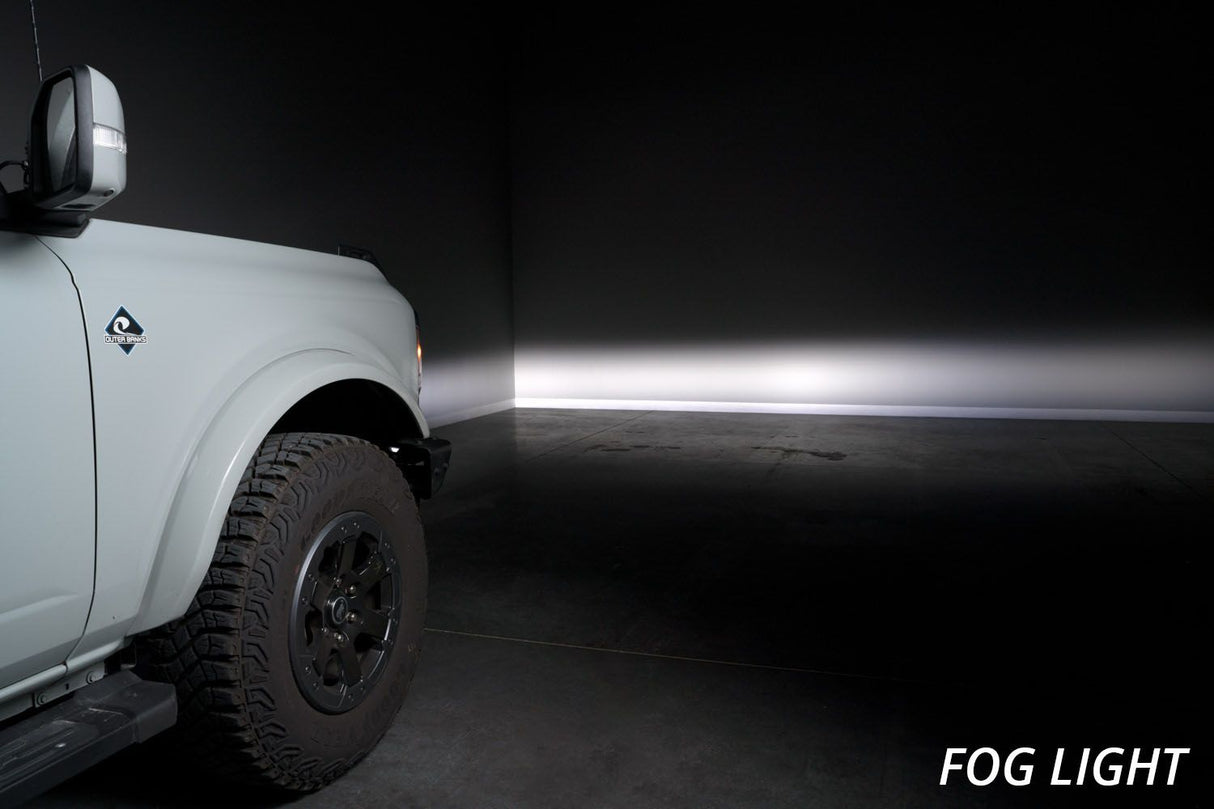 Stage Series Fog Pocket Kit for 2021-2023 Ford Bronco (w/ Steel Bumper) - Blaze Off-Road