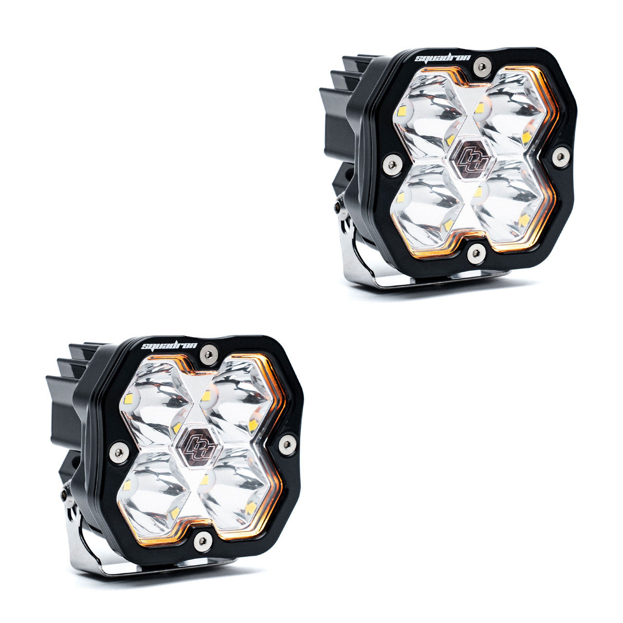 Squadron 2.0 Sport Black LED Auxiliary Light Pod Pair - Universal