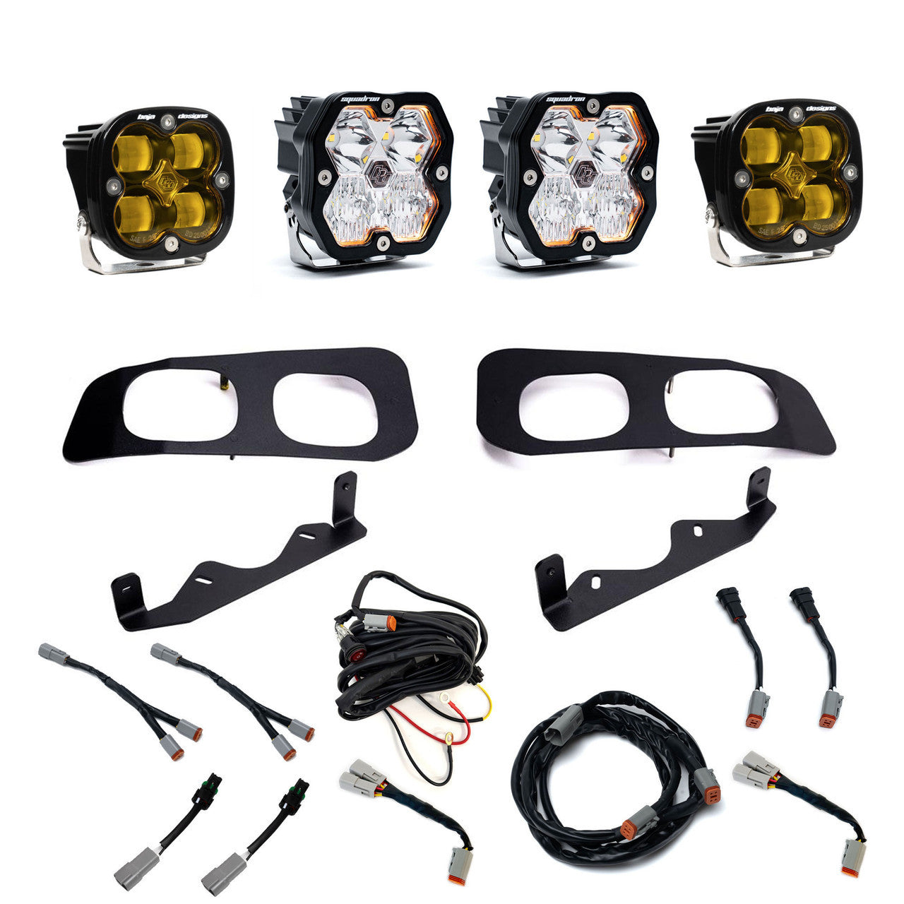 Squadron 2.0 Sport/Squadron SAE Dual Fog Pocket Light Kit - Ford 2023-26 F-250/350 Super Duty