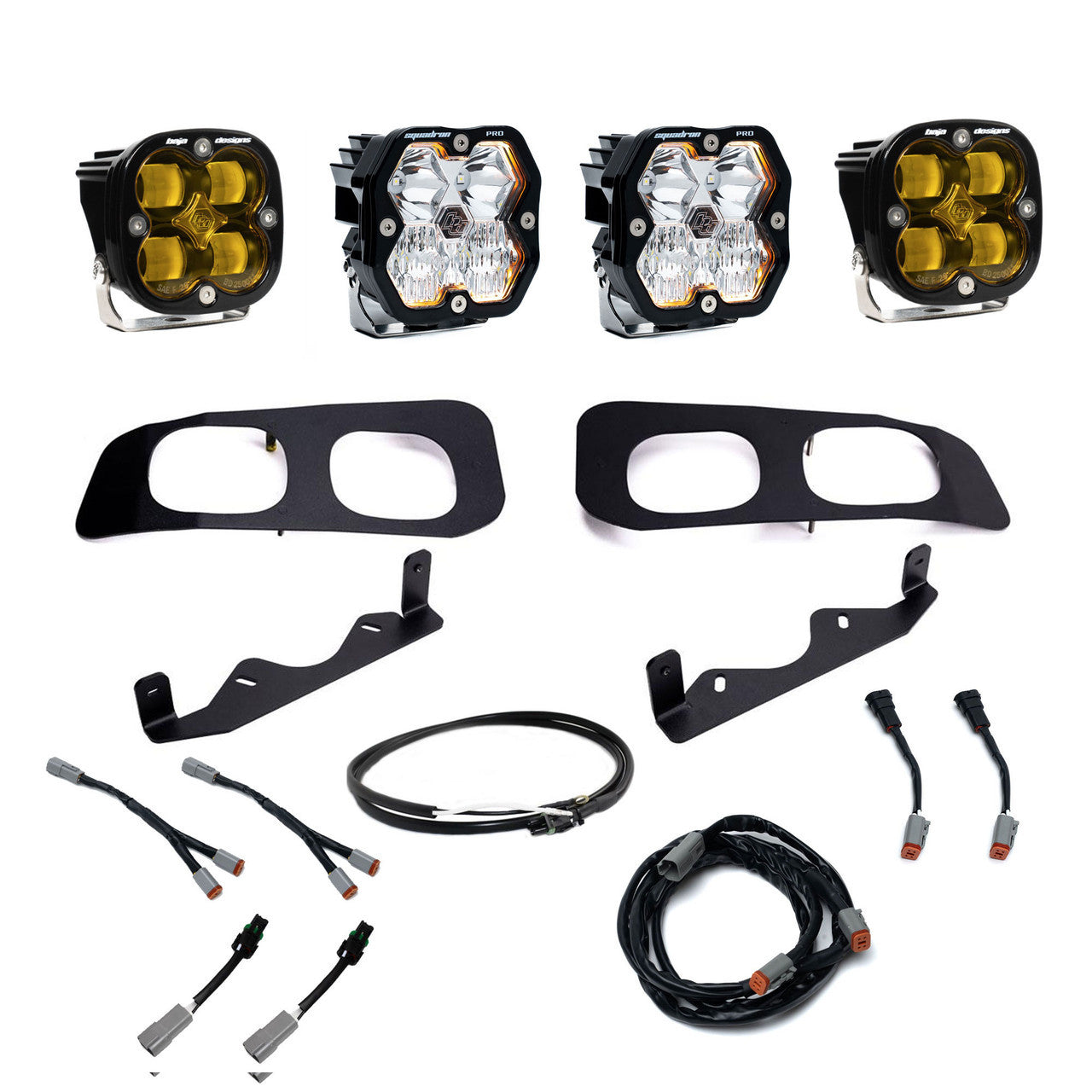 Squadron 2.0 Pro/Squadron SAE Dual Fog Pocket Light Kit - Ford 2023-26 F-250/350 Super Duty