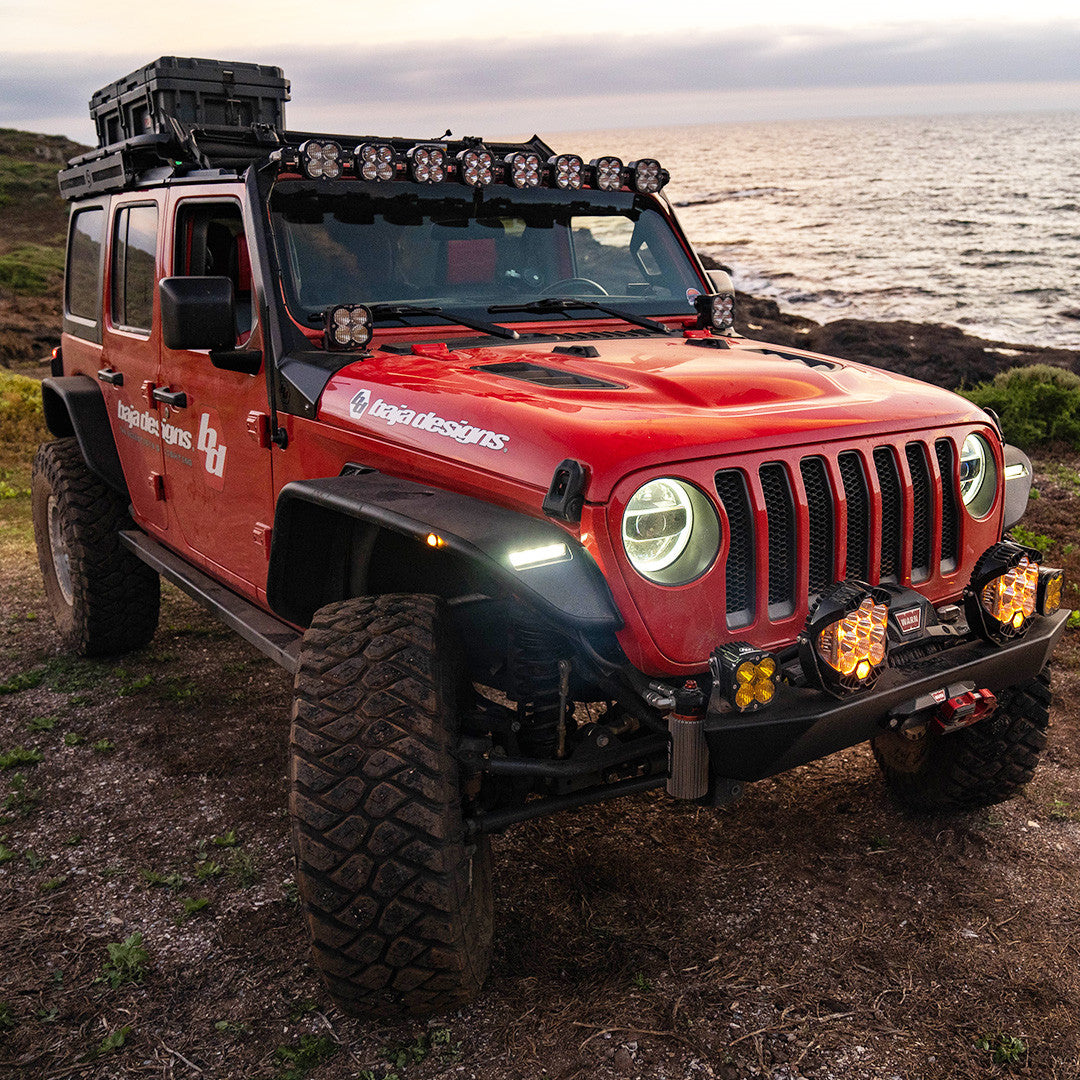 eep JL/JT 8XL Linkable Roof Mount Light Kit - Jeep 2020-2026 Gladiator; 2018-2026 Wrangler JL; Exc. Rubicon 392, Mojave, 4xE