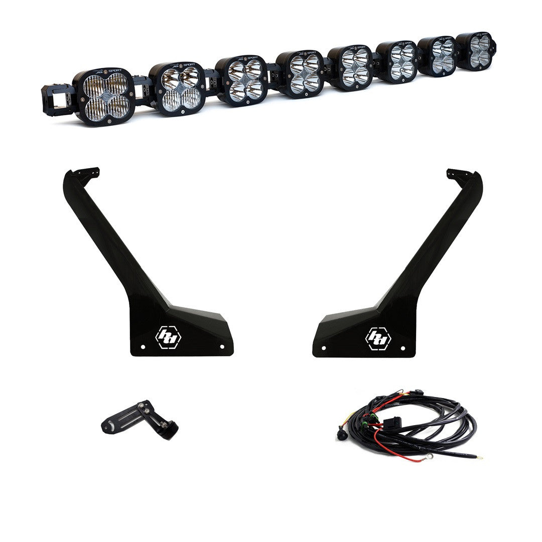 eep JL/JT 8XL Linkable Roof Mount Light Kit - Jeep 2020-2026 Gladiator; 2018-2026 Wrangler JL; Exc. Rubicon 392, Mojave, 4xE