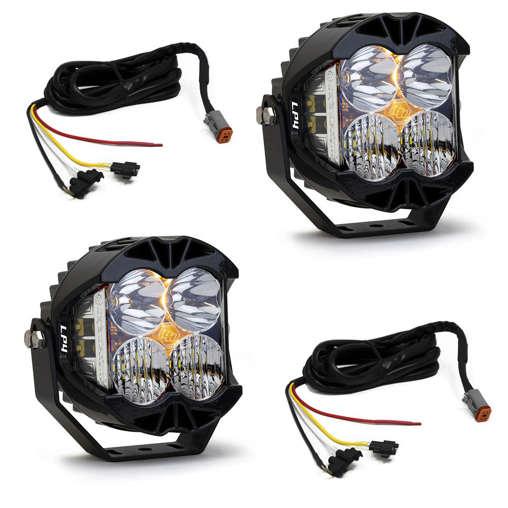 Jeep JL/JT LP4 Pro Bumper Light Kit - Jeep 2020-2026 Gladiator; 2018-2026 Wrangler JL; NOTE: w/ OE Steel Bumper