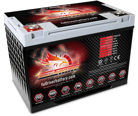 FT825-34 High Performance AGM Battery - Blaze Off-Road