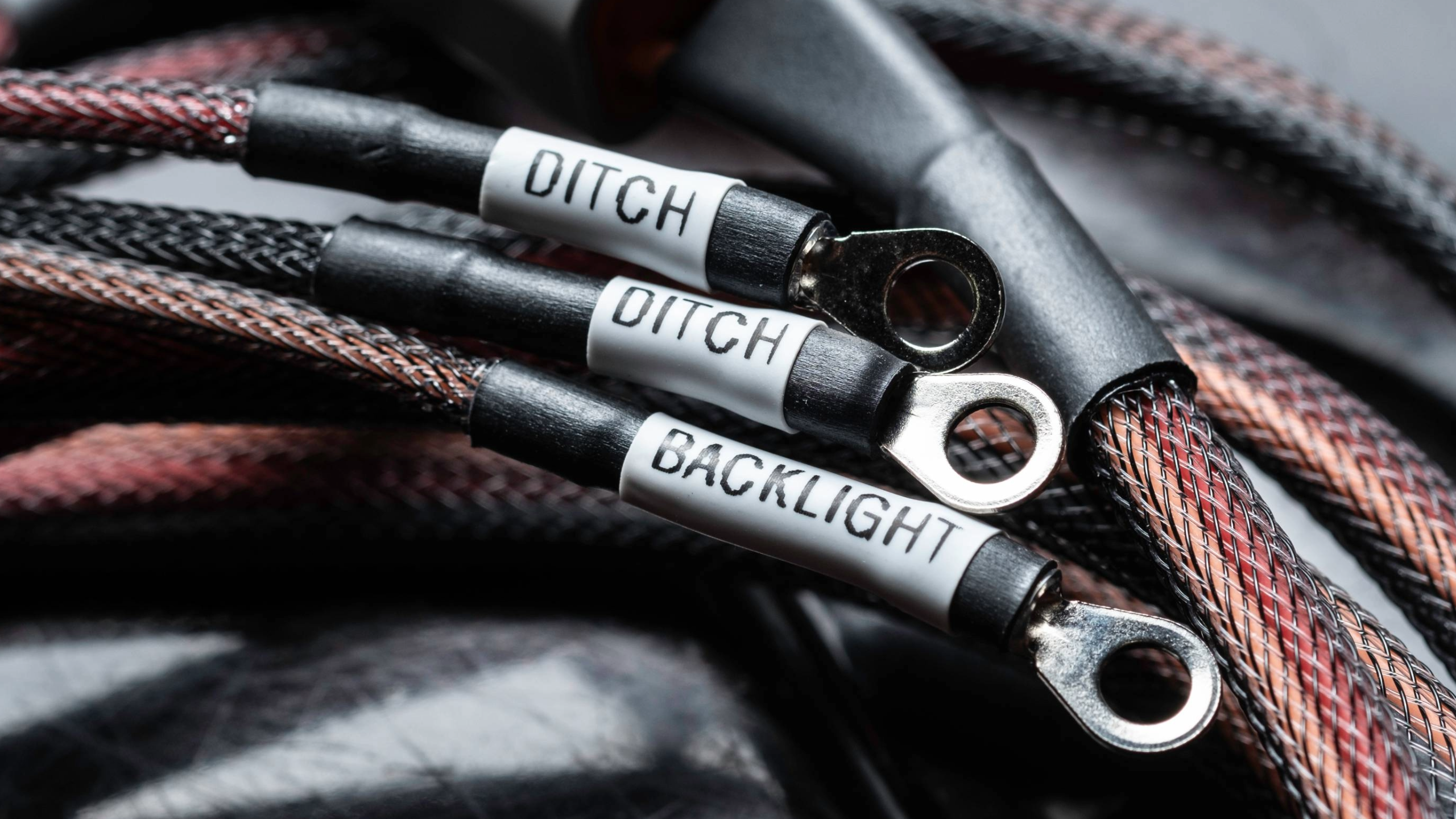 Mid-Size Vehicle Blaze Off-Road Pre-Made Wiring Harnesses - Blaze Off-Road Ditch light harness DT connectors with ring terminals