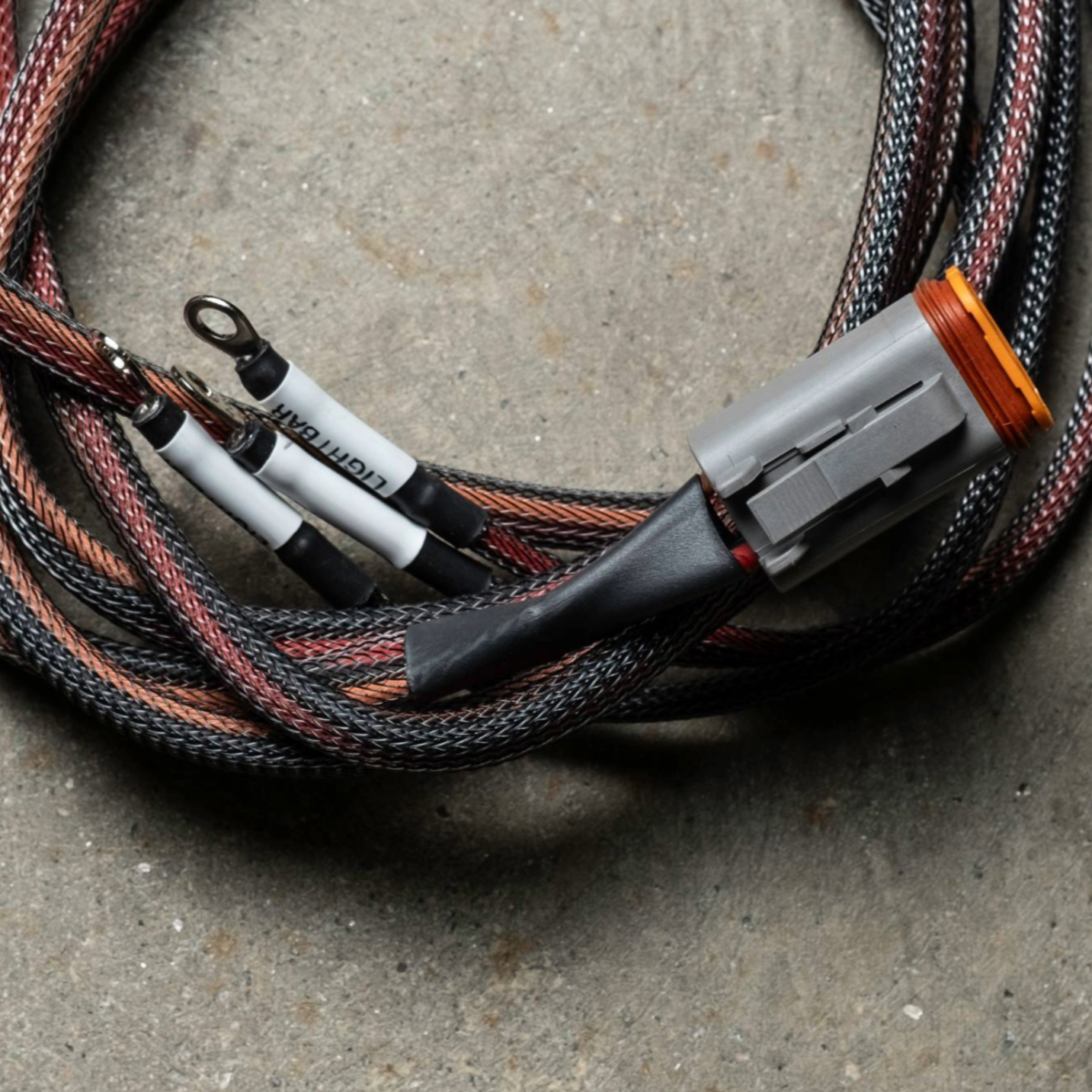 Mid-Size Vehicle Blaze Off-Road Pre-Made Wiring Harnesses - Blaze Off-Road Ditch light harness DT connectors with ring terminals