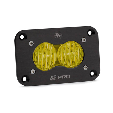 S2 Pro Black Flush Mount LED Auxiliary Light Pod - Universal - Blaze Off-Road