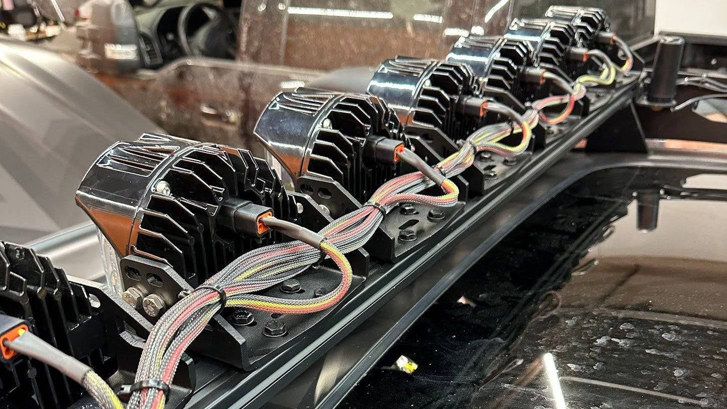 Roof Rack Light Array One Piece Harness - Blaze Off-Road