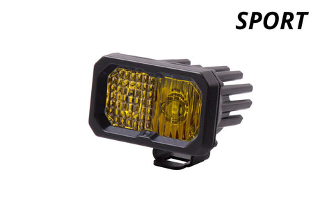 Stage Series 2" SAE Yellow Sport Standard LED Pod (one) - Blaze Off-Road