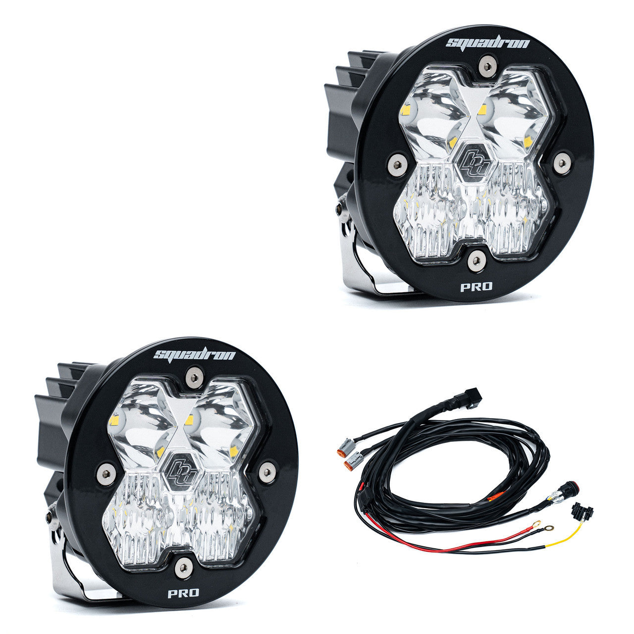 Squadron-R 2.0 Pro Black LED Auxiliary Light Pod Pair - Universal