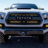 '16-CURRENT TOYOTA TACOMA SDHQ BUILT BEHIND THE GRILLE DUAL LED LIGHT BAR MOUNT - Blaze Off-Road