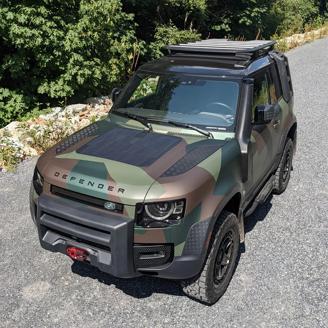 LAND ROVER DEFENDER (2019+) VSS SYSTEM™ - 85 WATT HOOD SOLAR PANEL - Blaze Off-Road