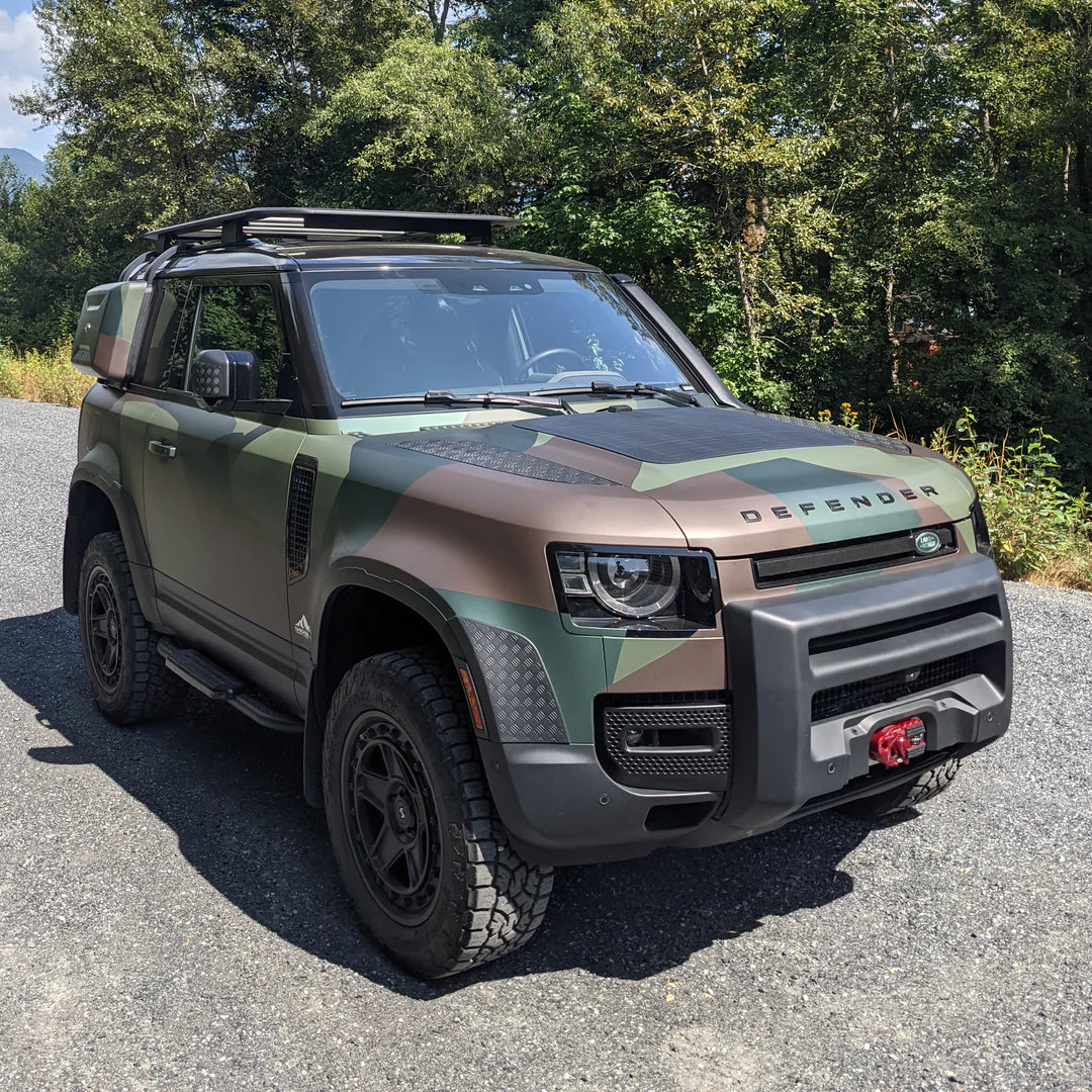 LAND ROVER DEFENDER (2019+) VSS SYSTEM™ - 85 WATT HOOD SOLAR PANEL - Blaze Off-Road