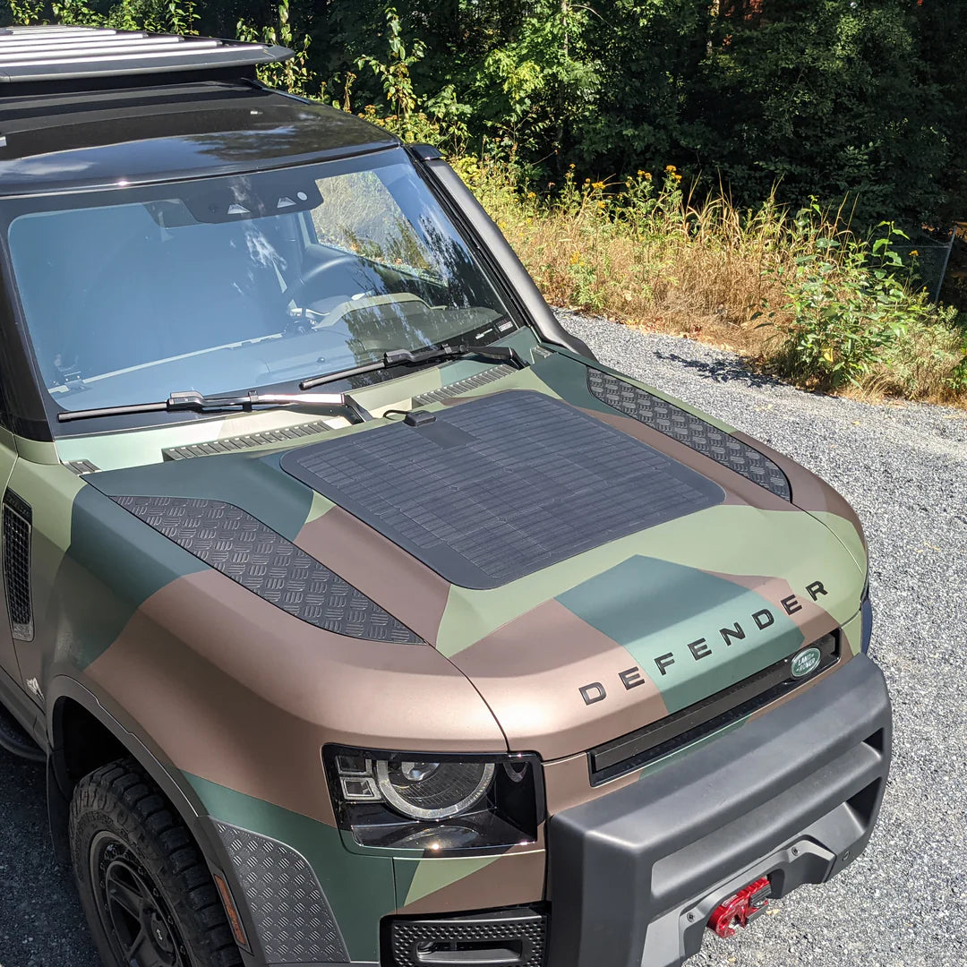 LAND ROVER DEFENDER (2019+) VSS SYSTEM™ - 85 WATT HOOD SOLAR PANEL - Blaze Off-Road