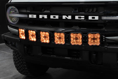 SS5 Grille CrossLink Lightbar Kit for 2021-2023 Ford Bronco (w/ Steel Bumper) - Blaze Off-Road