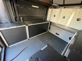 Goose Gear Alu-Cab Canopy Camper V2 - Toyota Tacoma 2005-Present 2nd & 3rd Gen. - Front Utility Module - 6' Bed