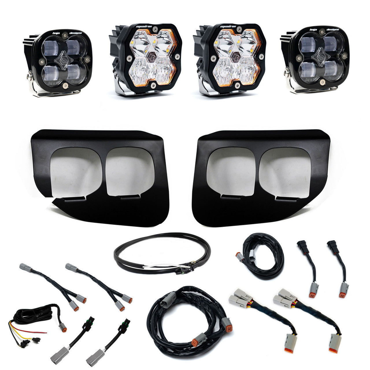 Squadron 2.0 Sport/Squadron SAE Dual Fog Pocket Light Kit - Ford 2020-22 F-250/350 Super Duty