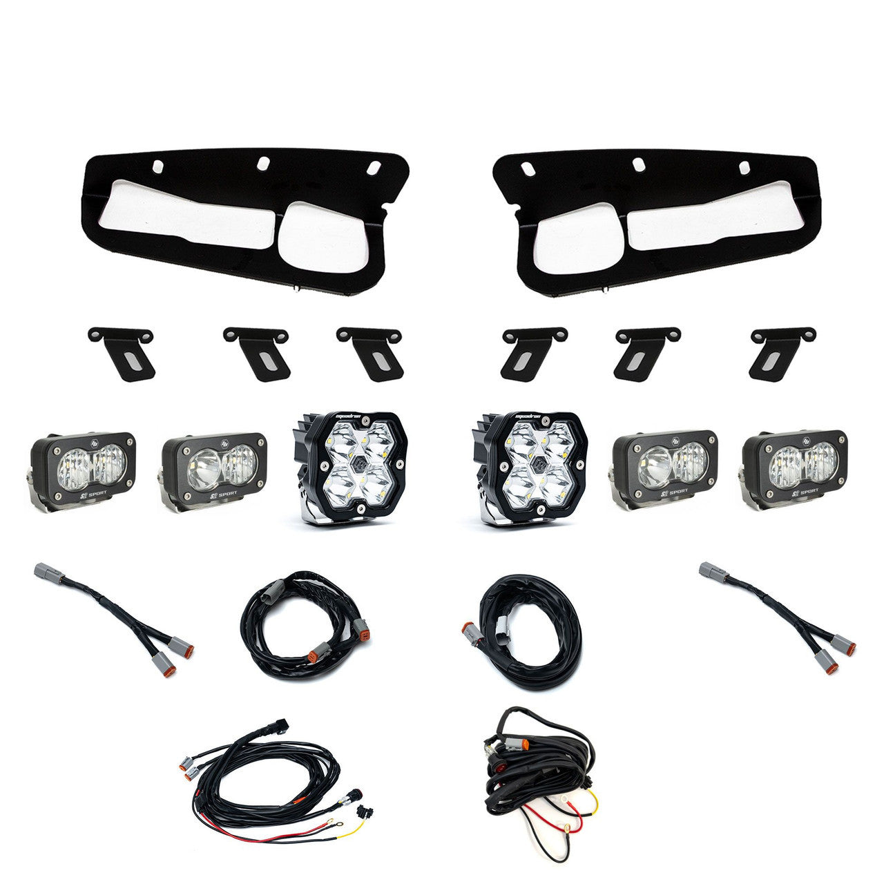 Squadron 2.0 Sport / Dual S2 Sport “Sportmen” Fog Pocket Light Kit – Ford 2021-26 Bronco; 2022-24 Bronco Raptor; Note: w/ Steel Bumper