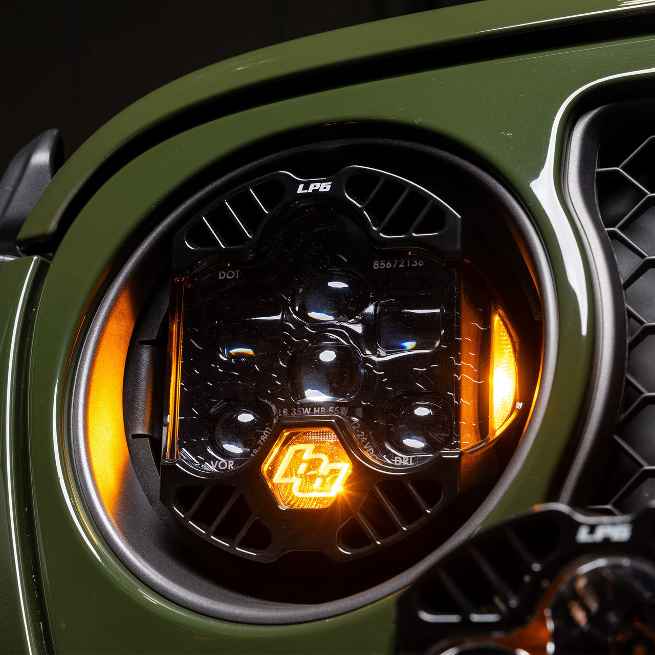 DOT LP6 LED Headlight Kit - Jeep 2018-2026 Wrangler JL; 2020-2026 Gladiator JT; NOTE w/LED Headlights