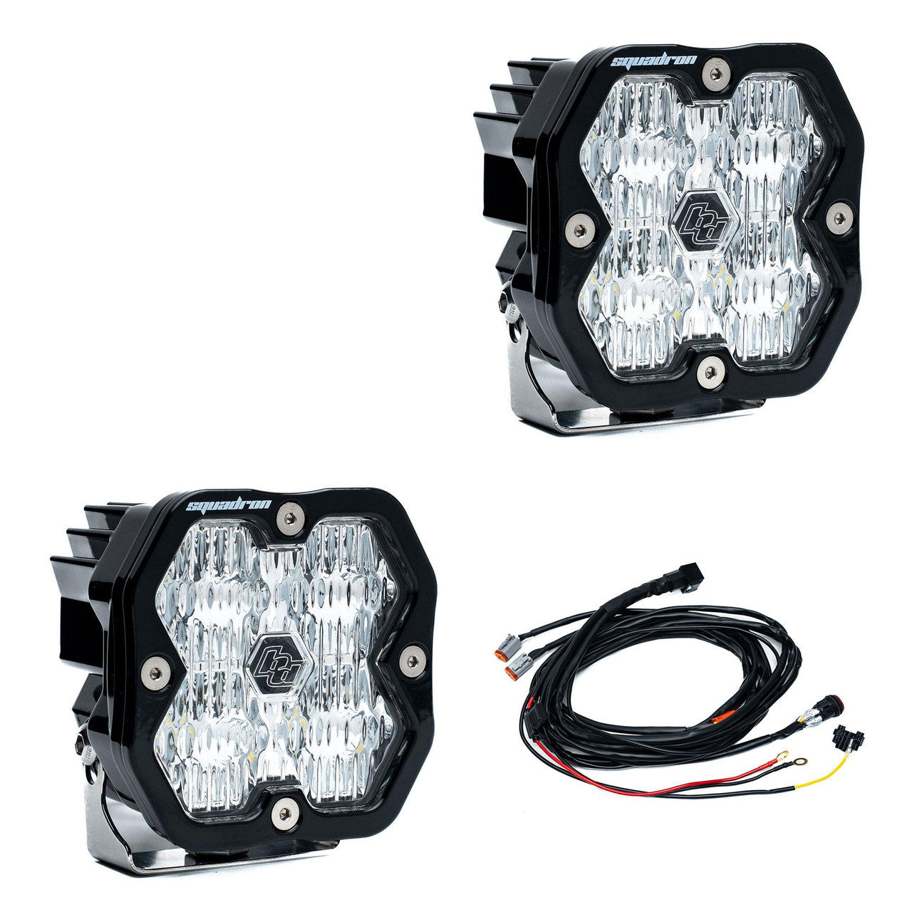Squadron 2.0 Sport Black LED Auxiliary Light Pod Pair - Universal