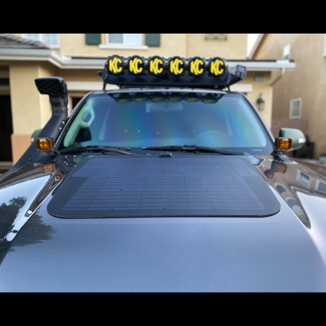 TOYOTA 4RUNNER 4TH & 5TH GEN (2003-PRESENT) VSS SYSTEM™ 90 WATT HOOD SOLAR PANEL - Blaze Off-Road