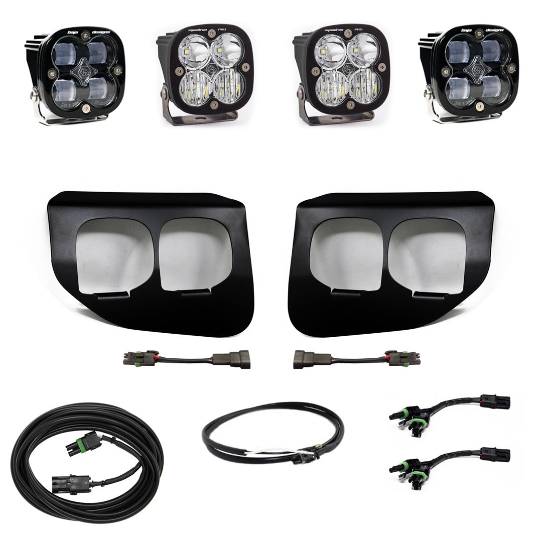 Ford Squadron SAE/Pro Fog Pocket Light Kit - Ford 2020-22 F-250/350 Super Duty