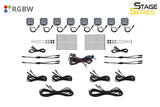 Diode Dynamics Stage Series RGBW LED Rock Light (8-pack)