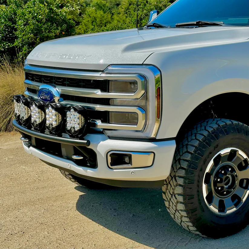 2017 - 2024 Ford Super Duty Factory Aftermarket Light Mount - 5 Round Off-Road Light Tabs