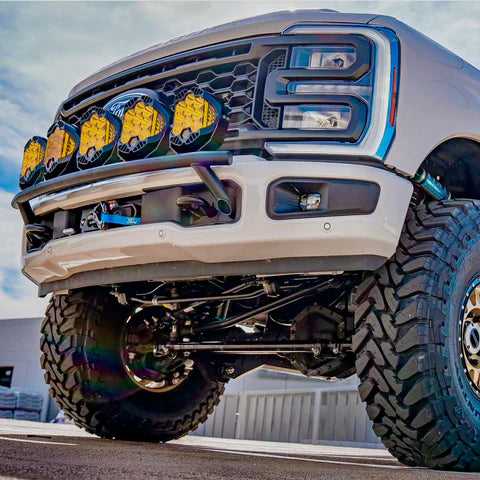 2017 - 2024 Ford Super Duty Factory Aftermarket Light Mount - 5 Round Off-Road Light Tabs