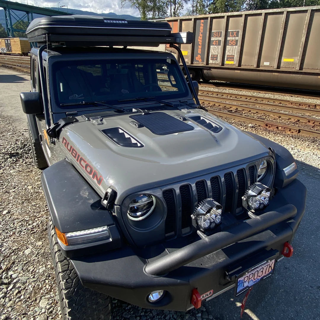 JEEP RUBICON WRANGLER JL AND GLADIATOR JT VSS SYSTEM™ - 30 WATT HOOD SOLAR PANEL - Blaze Off-Road