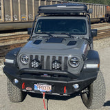 JEEP RUBICON WRANGLER JL AND GLADIATOR JT VSS SYSTEM™ - 30 WATT HOOD SOLAR PANEL - Blaze Off-Road