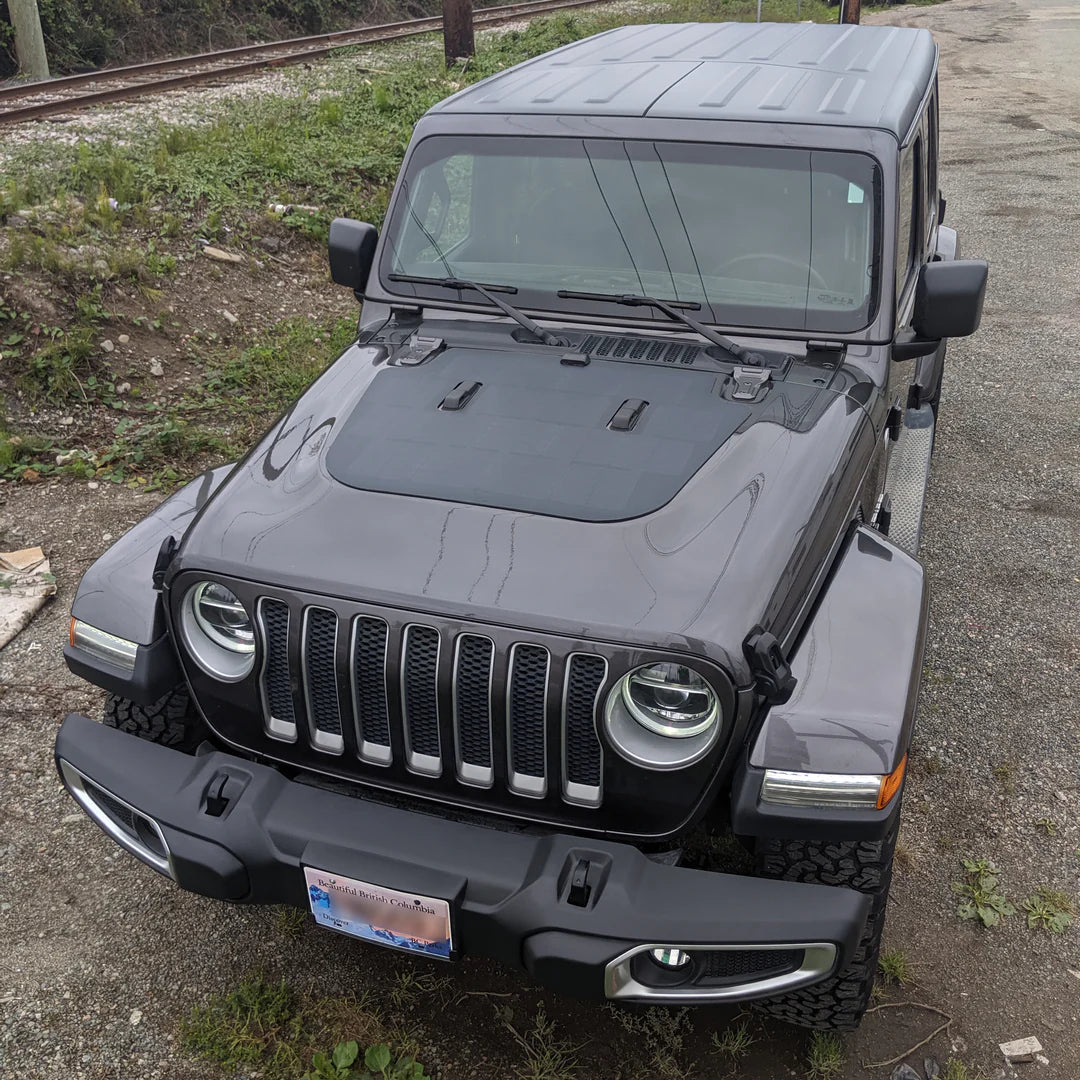 JEEP WRANGLER JL AND GLADIATOR VSS SYSTEM™ - 85 WATT HOOD SOLAR PANEL | IN STOCK AND SHIPPING! - Blaze Off-Road