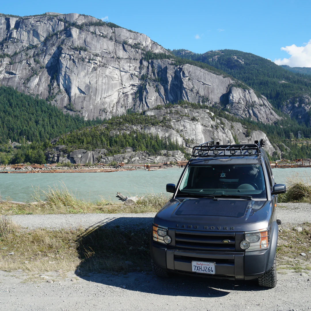 LANDROVER LR3/LR4 VSS SYSTEM™ - 100 WATT HOOD SOLAR PANEL - Blaze Off-Road