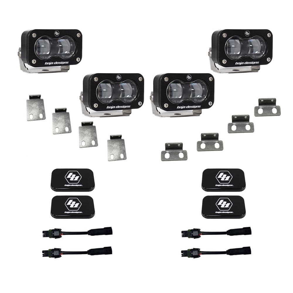 Ford Raptor S2 SAE Dual Fog Pocket Kit - Ford 2021-23 F-150; NOTE: Raptor - Blaze Off-Road