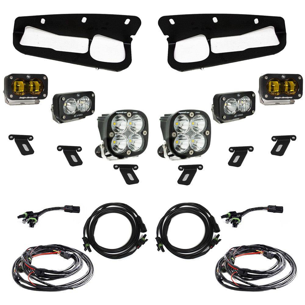 Ford Bronco S2 SAE “Pro” Fog Pocket Light Kit - Ford 2021-On Bronco; Steel Bumper - Blaze Off-Road