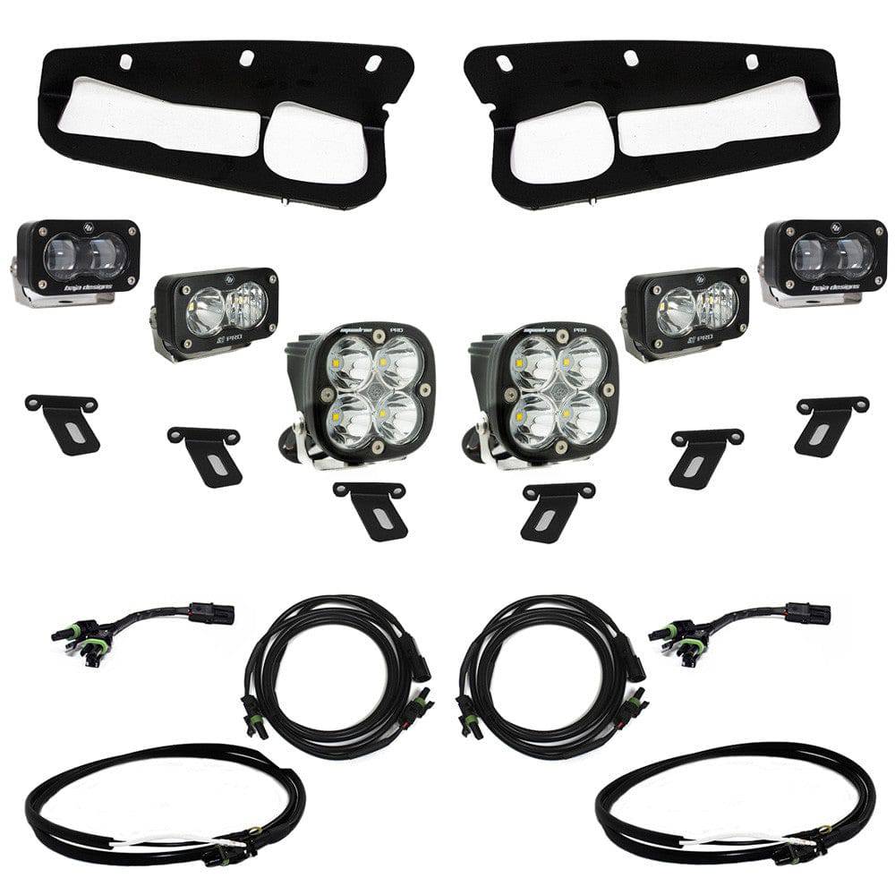 Ford Bronco S2 SAE “Pro” Fog Pocket Light Kit - Ford 2021-On Bronco; Steel Bumper - Blaze Off-Road