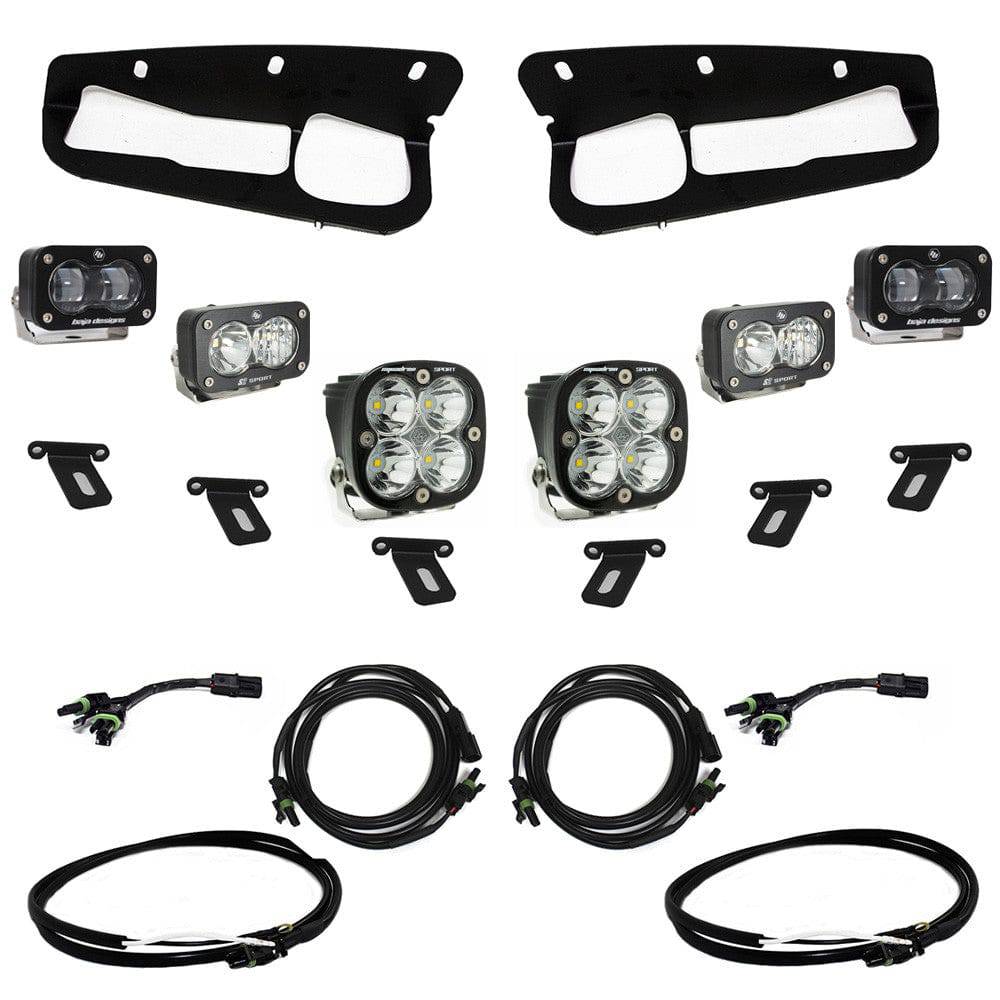 Ford S2 SAE “Sportsmen” Fog Pocket Light Kit - Ford 2021-On Bronco; Steel Bumper - Blaze Off-Road