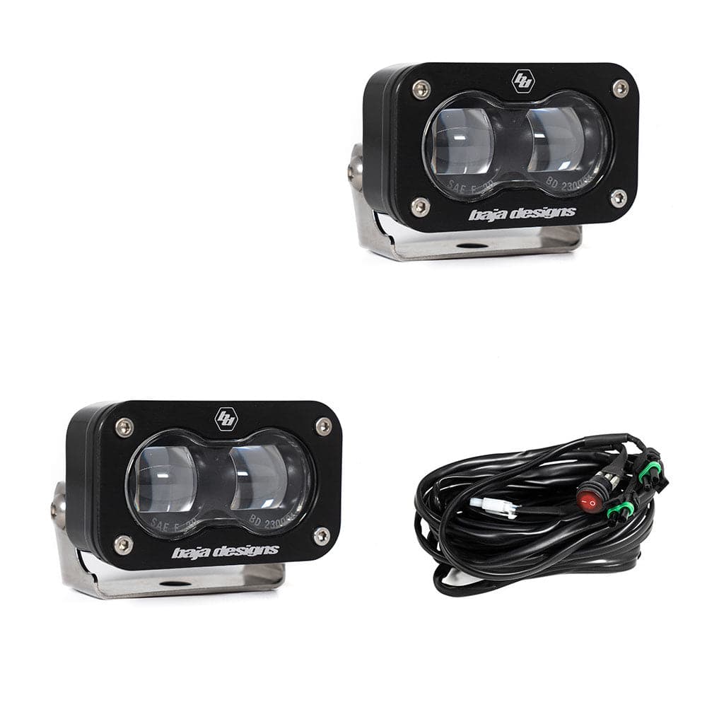 S2 SAE LED Auxiliary Light Pod Pair - Universal - Blaze Off-Road