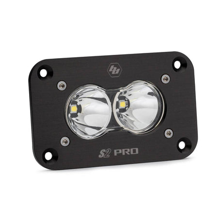 S2 Pro Black Flush Mount LED Auxiliary Light Pod - Universal - Blaze Off-Road