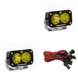 S2 Pro Black LED Auxiliary Light Pod Pair - Universal - Blaze Off-Road