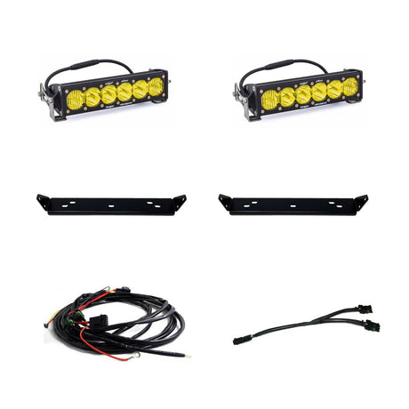 Ford OnX6+ 10 Inch Dual Behind Grille Light Bar Kit - Ford 2021-22 F-150; NOTE: Raptor - Blaze Off-Road