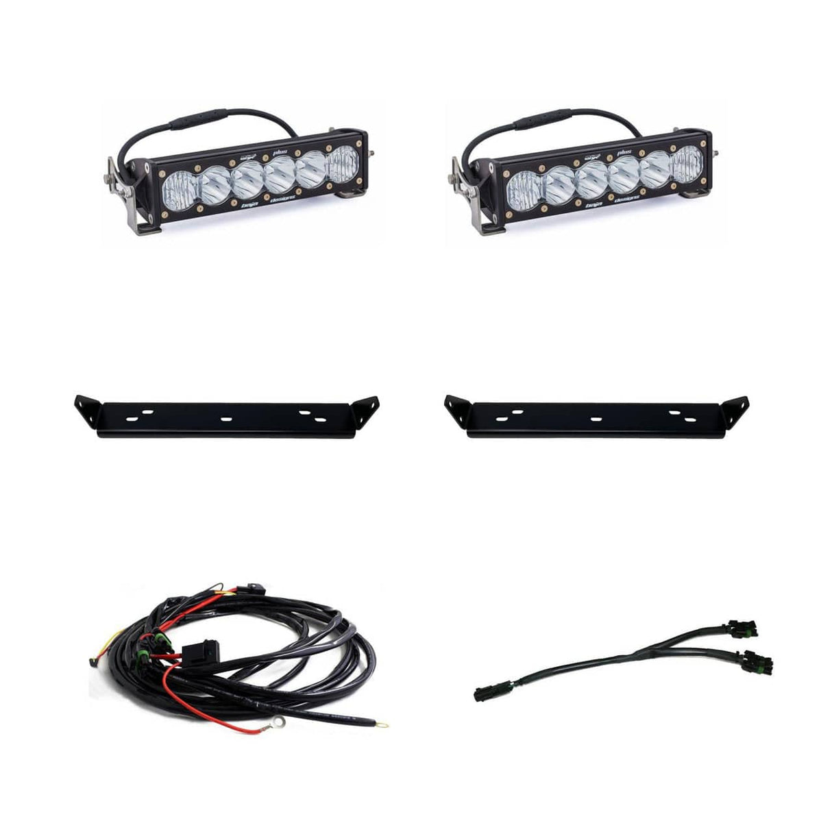 Ford OnX6+ 10 Inch Dual Behind Grille Light Bar Kit - Ford 2021-22 F-150; NOTE: Raptor - Blaze Off-Road