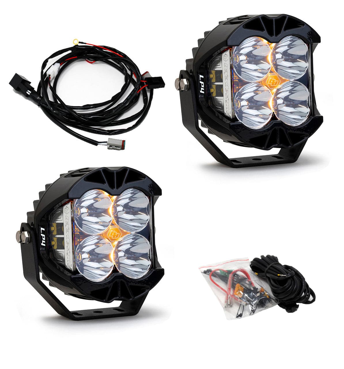 LP4 Pro LED Auxiliary Light Pod Pair - Universal - Blaze Off-Road