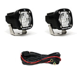 S1 Black LED Auxiliary Light Pod Pair - Universal - Blaze Off-Road