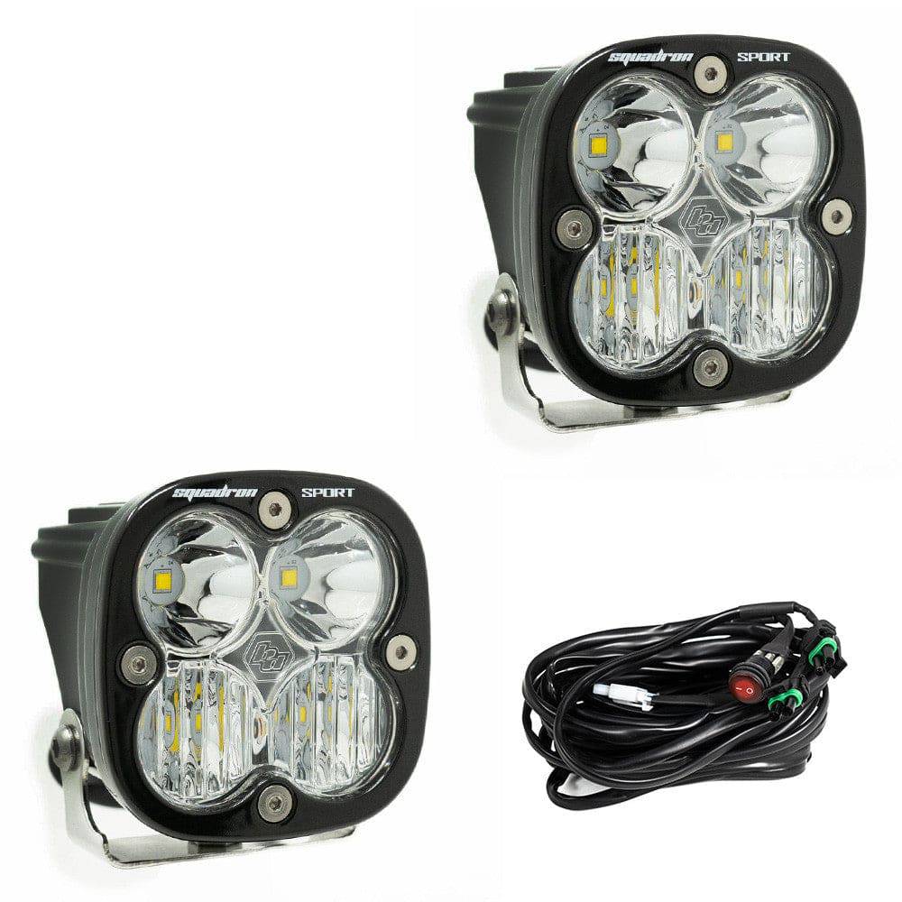 Squadron Sport Black LED Auxiliary Light Pod Pair - Universal - Blaze Off-Road