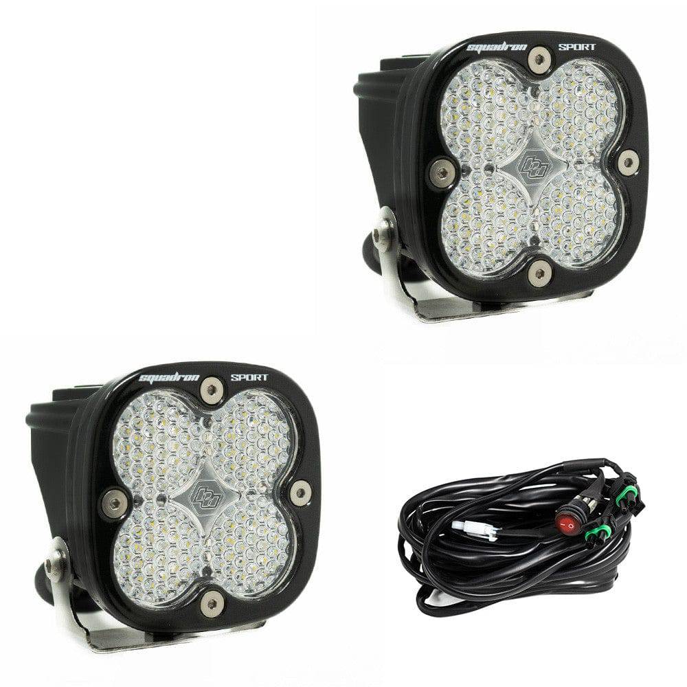 Squadron Sport Black LED Auxiliary Light Pod Pair - Universal - Blaze Off-Road