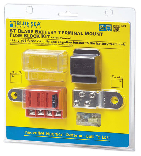 ST Blade Battery Terminal Mount Fuse Block Kit - Blaze Off-Road