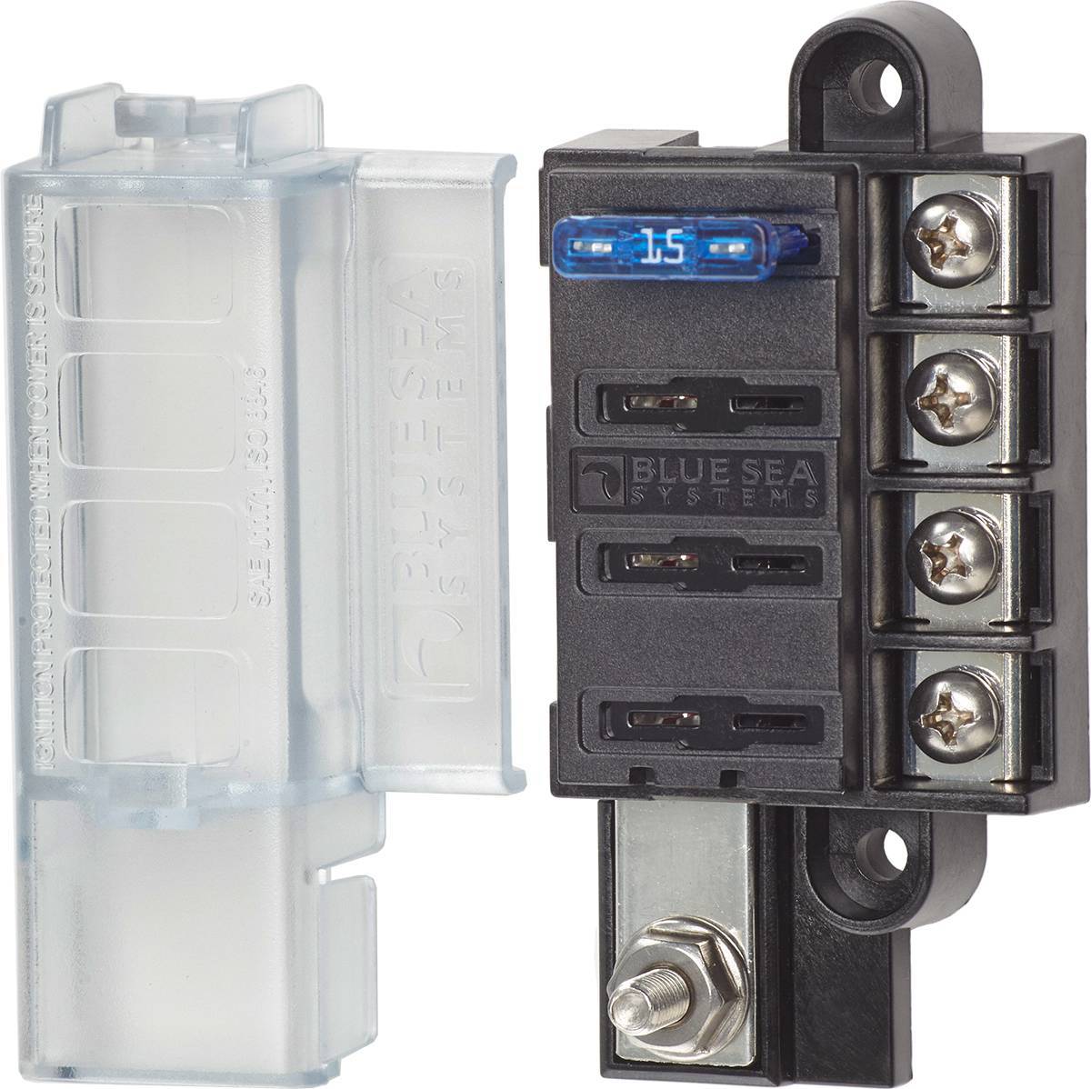 ST Blade Compact Fuse Blocks - 4 Circuits - Blaze Off-Road